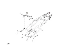 Rahmen hinten - CFMOTO 450 MT Euro5