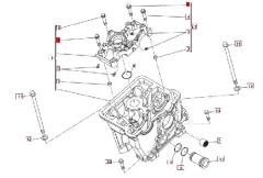 SWM SR125R Zylinderkopf