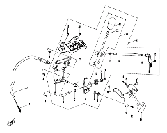 Ersatzteile Schaltung CFMOTO - CForce 450 ONE