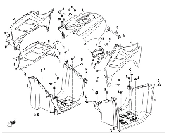 Ersatzteile Seitenverkleidung CFMOTO - CForce 450 ONE