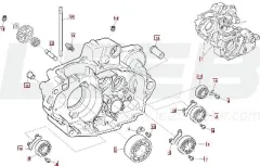 SWM SM500R E5  Motorgehäuse Rechts