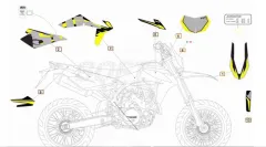 SM500R  Aufkleber