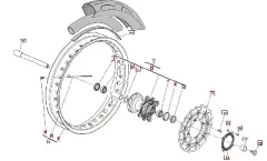 SM500R Euro 4 - Vorderrad