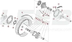 SWM SM500R  Hinterrad