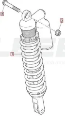 SWM SM500R Hinterradaufhängung