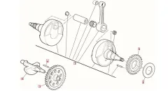 SWM SM500R Kurbelwelle