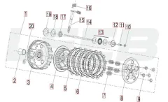 SRV 125 - Kupplung 1