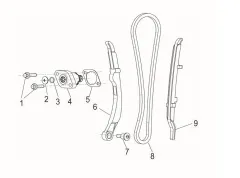 Steuerkettenspanner- BN 125 Euro 5