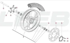 SWm Hoku 125 E5 Vorderrad