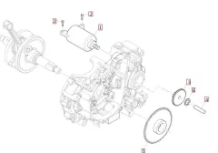 SWM Hoku 125 E5 Anlasser