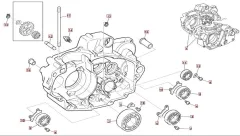 SWM RS 500 R E4 Motorgehäuse rechts
