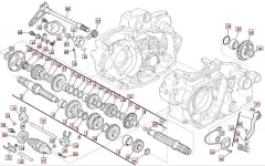 SWM RS 500R E4 Getriebe