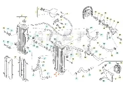 SWM RS650R / SM650R Kühler
