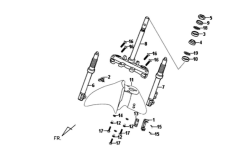 Sym Fiddle II 50 Lenkung