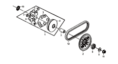 Sym Jet 14 Antriebsfläche Ersatzteile