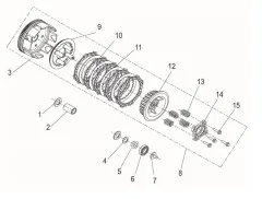 TNT 125 - Kupplung