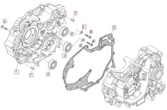 SWM Hoku E5 Motorgehäuse rechts