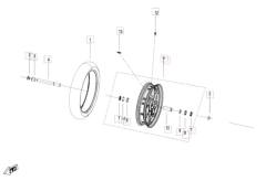 Vorderrad 675 nk Vorderrad - CFMOTO 675 NK