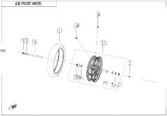 Vorderrad - CFMOTO 675SR-R Euro5+