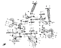 Ersatzteile Vorderradaufhängung CFMOTO - CForce 450 ONE