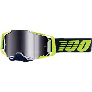 100 % Snowboard Brille Deker Silber