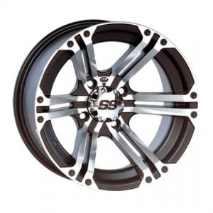 Felge 14x8 4/156 5+3 ITP SS 212 Machined-black