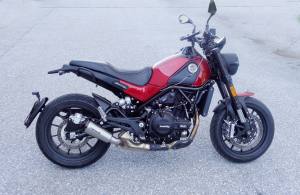 Benelli Leoncino 500 Auspuffanlage Remus Edelstahl matt Slip-On