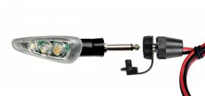 Click'n'Ride LED Blinkerpaar mit Schnellverschluss abnehmbar Enduro Supermoto
