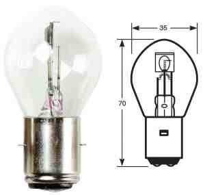 Glühlampe 12 Volt 35W SockelBA20d