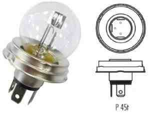 Glühlampe 12 Volt, 45/40W, Sockel:P45t-41