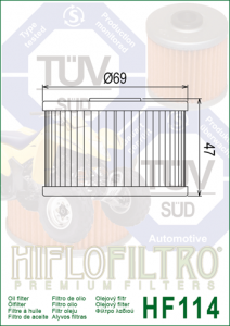 HiFlo Ölfilter HF114