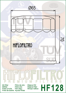 HiFlo Ölfilter HF128