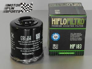Hiflofiltro HF183 Premium Oil Filter – Fits Piaggio Vespa LX 125/150 4T-3V Primavera