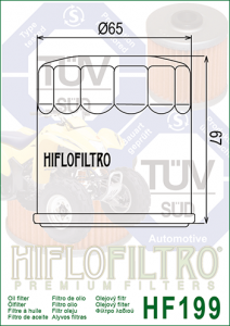 HiFlo Ölfilter HF199