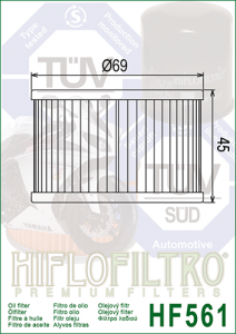 HiFlo Ölfilter HF561