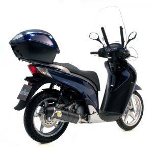 Honda PS 125 SH 125 Auspuffanlage SBK LV One Evo 2 Carbon carbon komplett