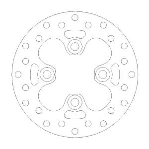 Kawasaki KFX700 Sport Bremsscheibe vorne