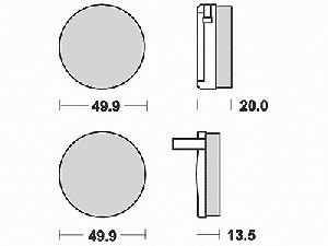 Lucas Bremsbelagsatz MCB032