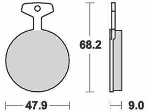 Lucas Bremsbelagsatz MCB044