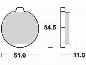 Lucas Bremsbelagsatz MCB505