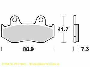 Lucas Bremsbelagsatz MCB534