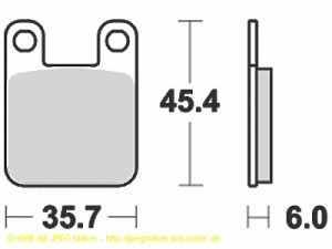 Lucas Bremsbelagsatz MCB535SR