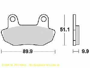 Lucas Bremsbelagsatz MCB537