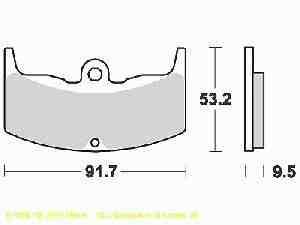 Lucas Bremsbelagsatz MCB543