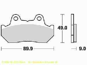 Lucas Bremsbelagsatz MCB544