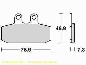 Lucas Bremsbelagsatz MCB557SR