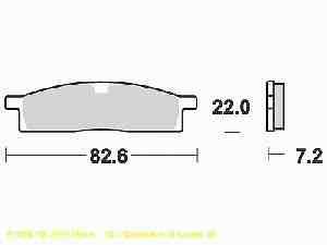 Lucas Bremsbelagsatz MCB558SI