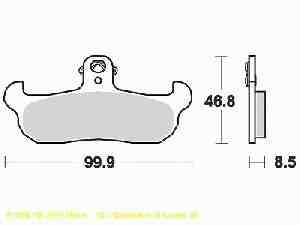 Lucas Bremsbelagsatz MCB579