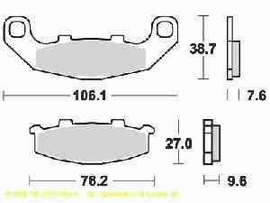 Lucas Bremsbelagsatz MCB586