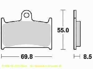 Lucas Bremsbelagsatz MCB595CRQ